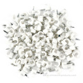 White rg59 rg6 table desk top cable clips
